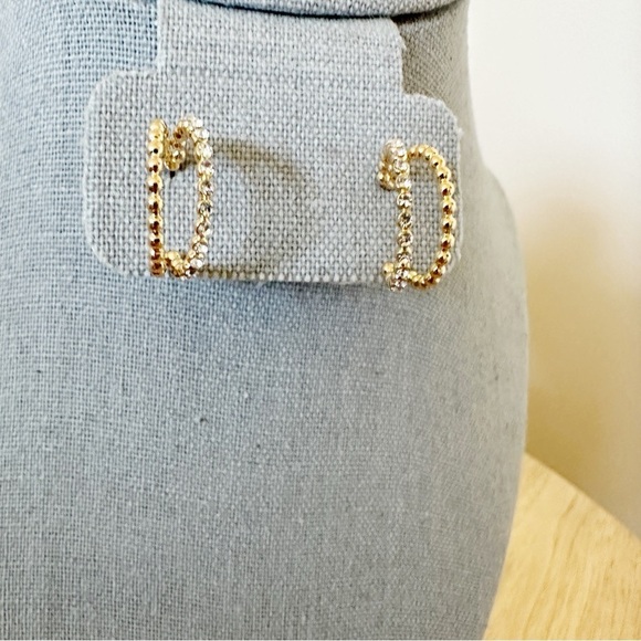 Sugarfix By BAUBLEBAR Crystal Beaded Double Hoop Earrings - Picture 2 of 6